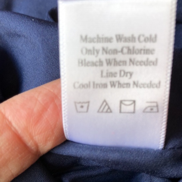 Coldwater Creek navy/tan a-line skirt - Picture 6 of 9